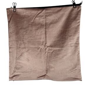 Pottery Barn Teen Luster Velvet Pillow Cover 18x18” Light Pink